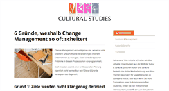 Desktop Screenshot of culturalstudies.at